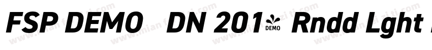 FSP DEMO   DN 2014 Rndd Lght Regula字体转换